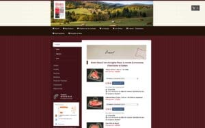 Page Boeuf Site internet La boucherie de Lacanau