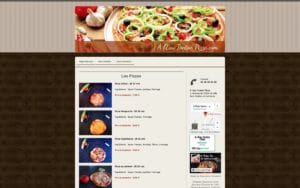 Page nos pizzas site internet À l'Eau Tonton Pizza